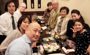 荒牧小百合さん, 荒牧きらりさん, 真島圭さん, 廣川抄子さん, 村上真理さん, 松井さんご夫妻,